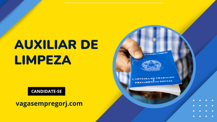 Auxiliar de Limpeza RJ