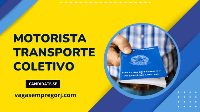 Motorista Transporte Coletivo RJ