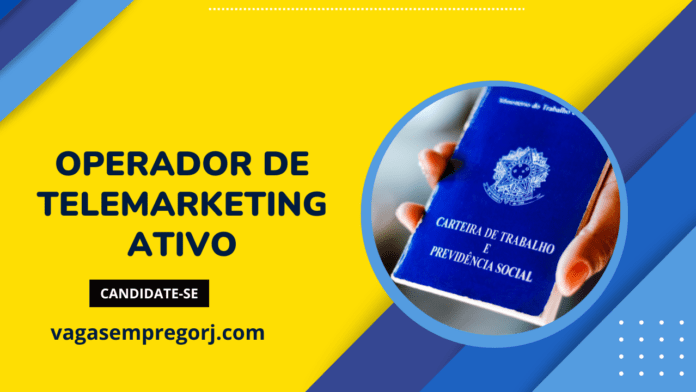 Operador de Telemarketing RJ