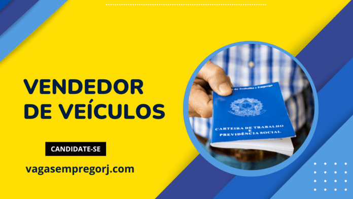 Vendedor de Veículos RJ