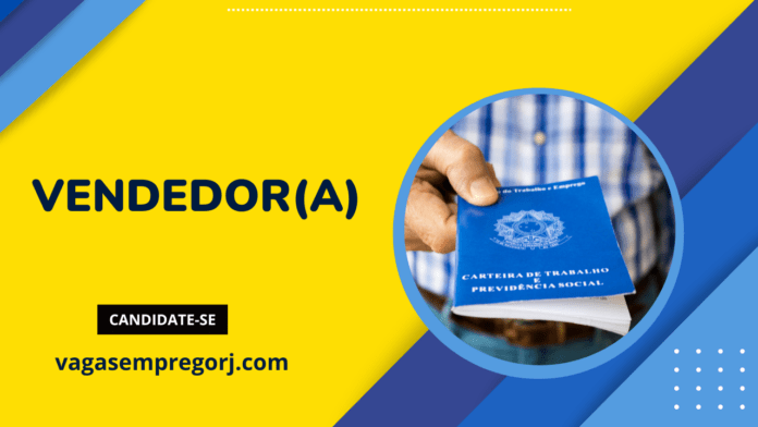 Vendedor(A) RJ