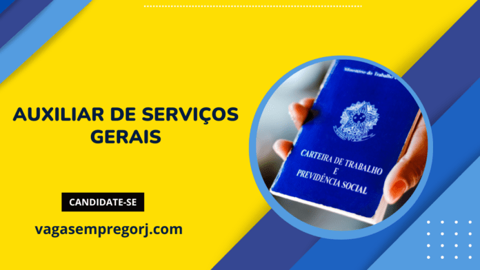 Auxiliar de Serviços Gerais RJ
