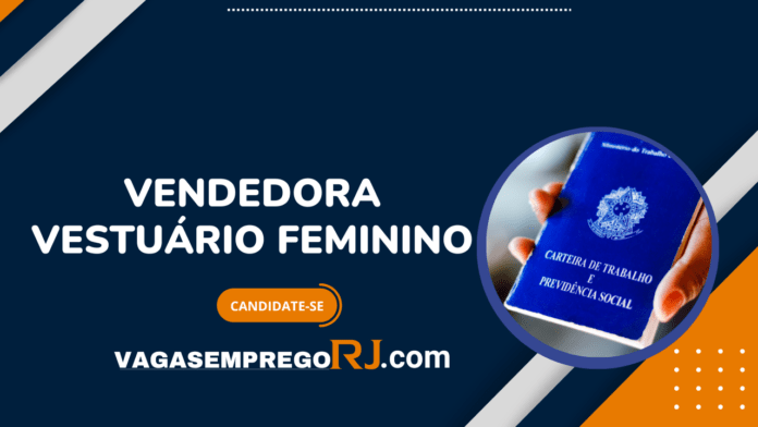 Vendedora (Vestuário Feminino) RJ