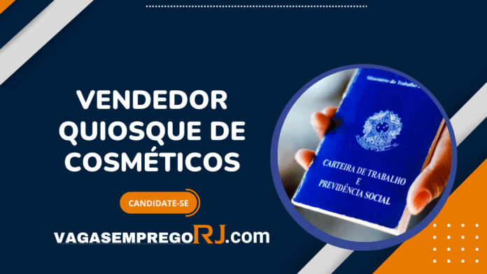 Vendedor Tijucas RJ