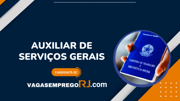 Auxiliar de Serviços Gerais - Recreio Dos Bandeirantes - Rio de Janeiro/RJ