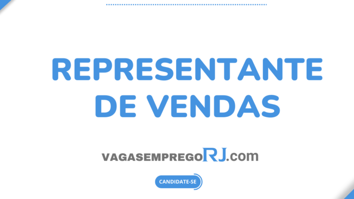Vaga Representante de Vendas
